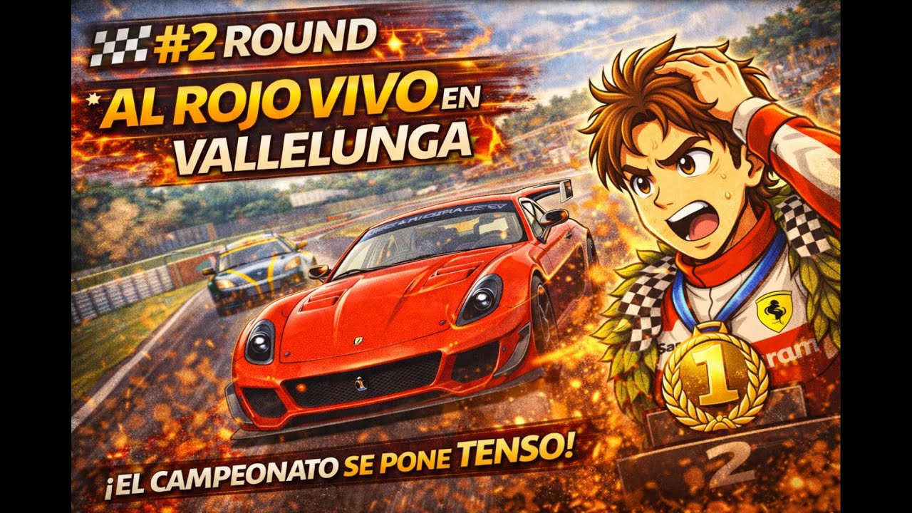 🔥 AL ROJO VIVO EN VALLELUNGA | Ferrari 599XX – Torneo Avanzado 3 | Assetto Corsa Modo Historia