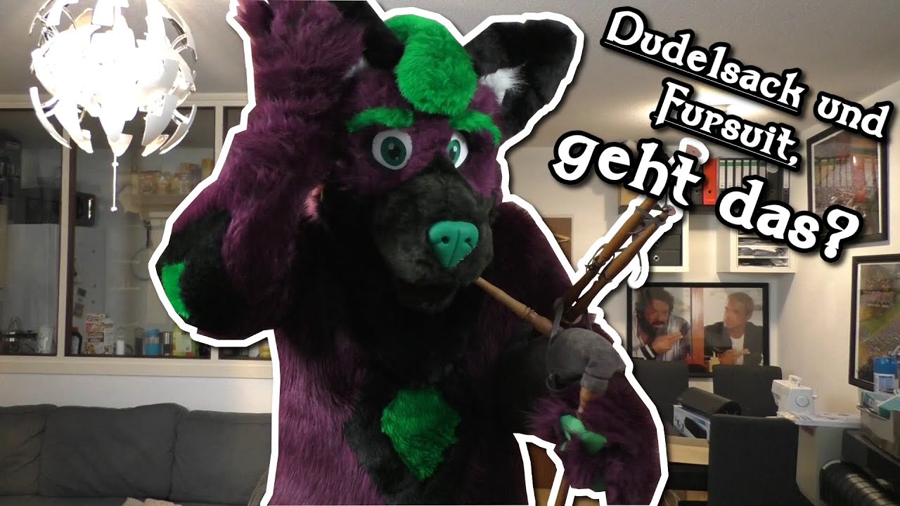 Ein Furry der Dudelsack spielt??? Part 2 - im Fursuit mit Dudey