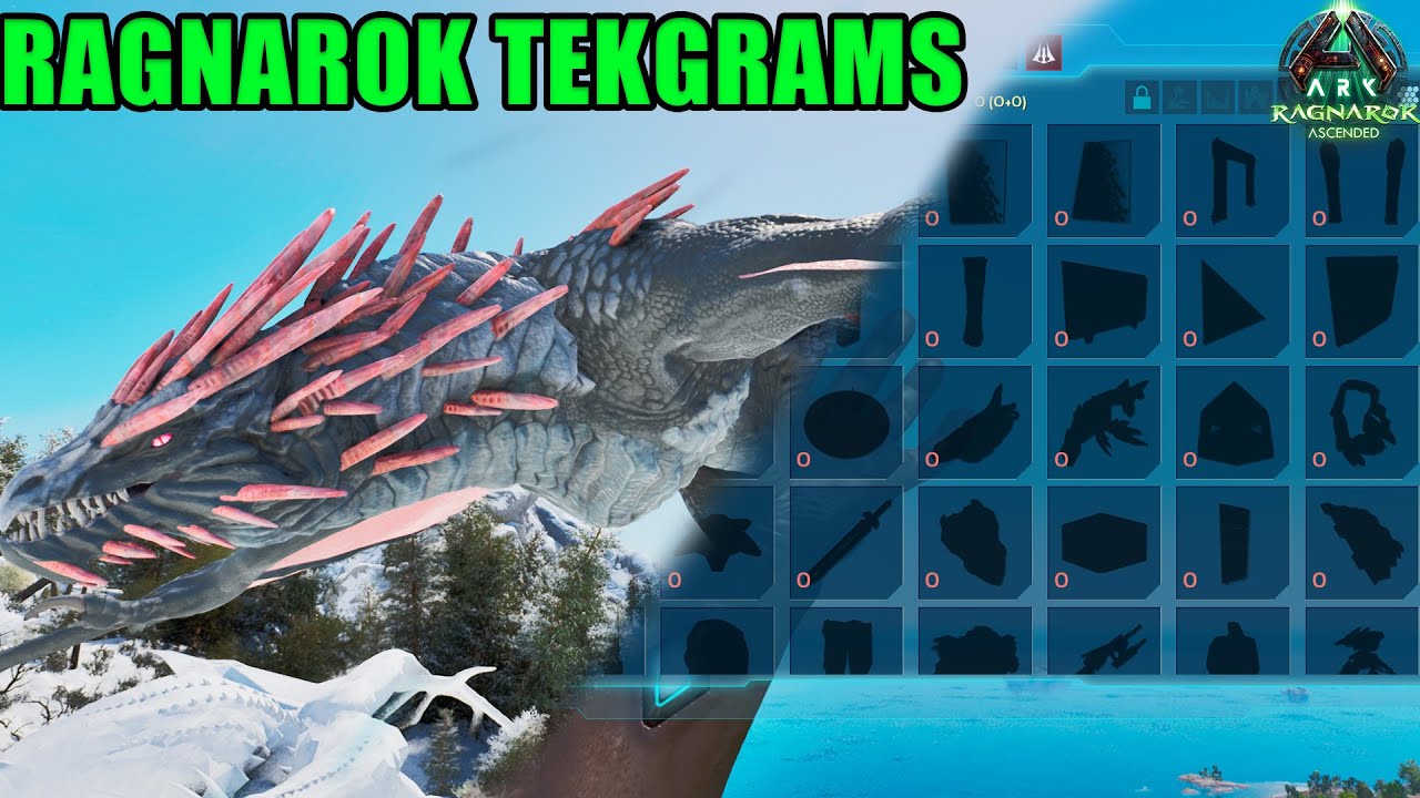 How to Unlock All Tekgrams on Ragnarok ARK: Survival Ascended