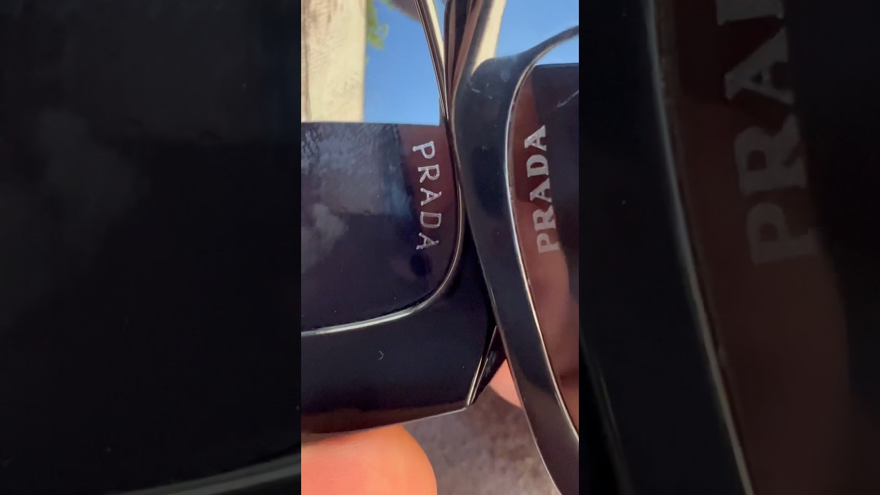 Fake vs Real Prada Eyewear Symbole Sunglasses
