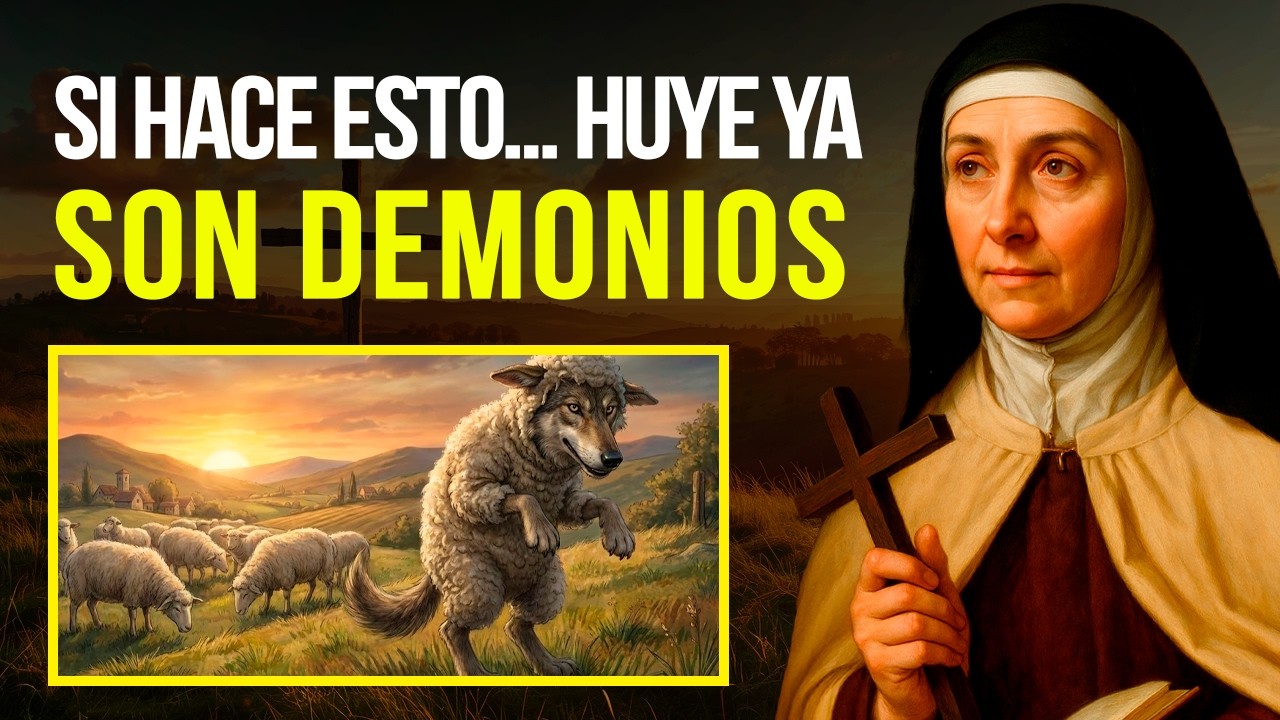 ⚠️ SANTA TERESA ADVIERTE: 4 SEÑALES DE QUE ESTÁS FRENTE A UN DEMONIO HUMANO