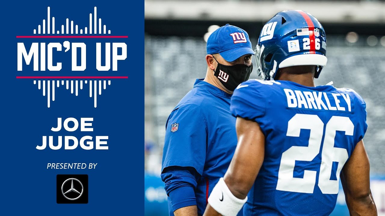 Joe Judge Mic'd Up at Scrimmage: 