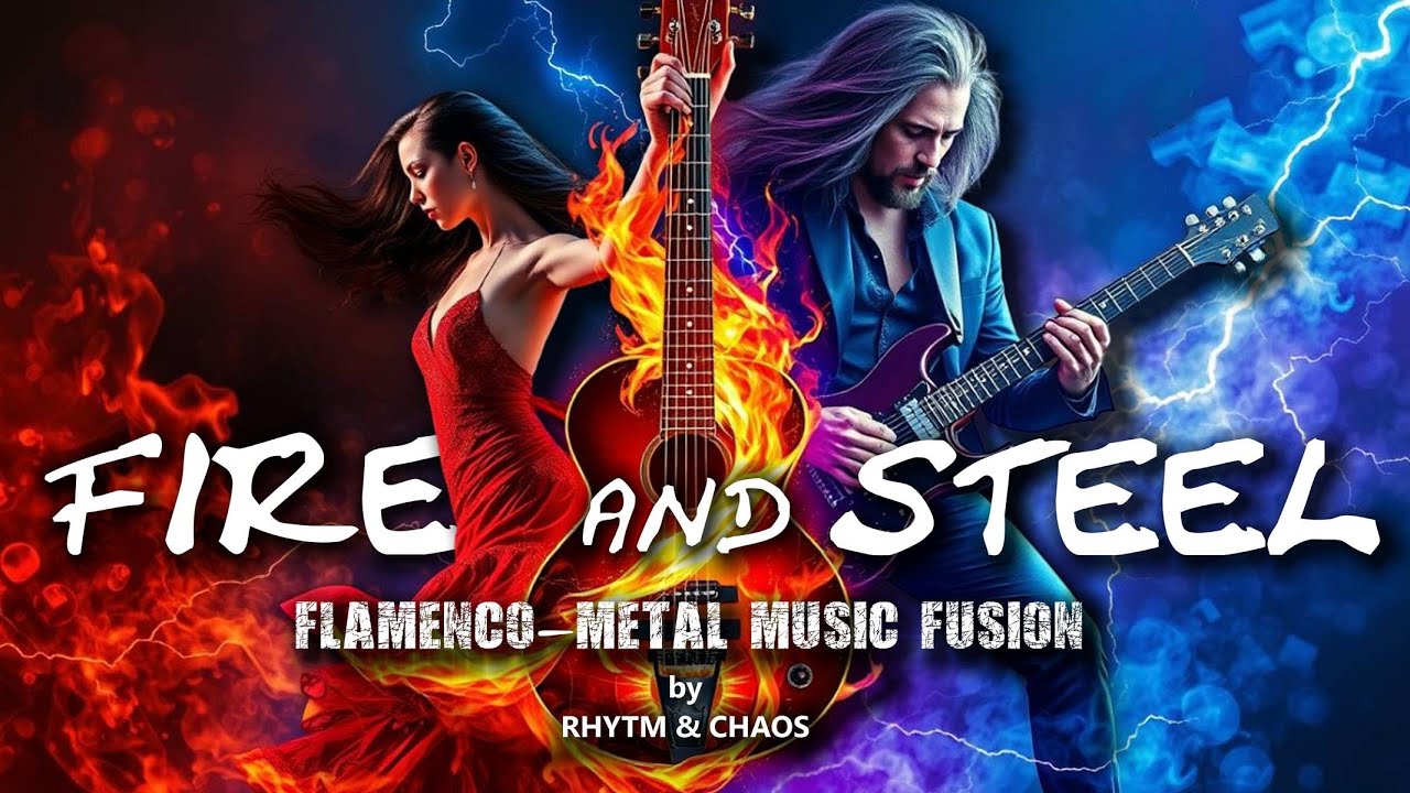 FIRE & STEEL - FLAMENCO-METAL GUITAR FUSION - Instrumental Music Covers & Energy boost (Full Album)