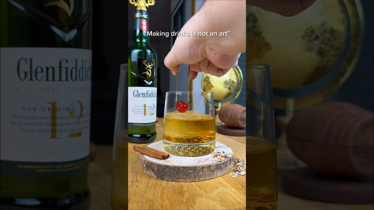 Jak oceniasz ten drink w skali 1-10? #nap&oacute;j #koktajl #whisky #bourbon #staromodny