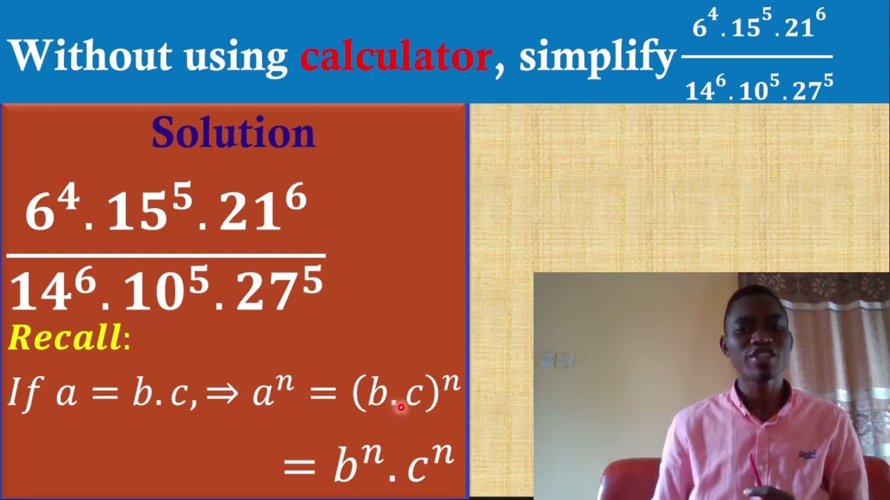 Simplification without calculator (L2)