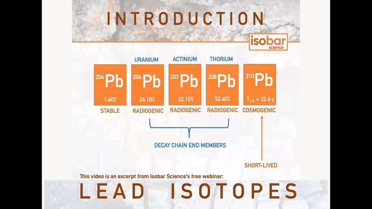 Introduction to Lead (Pb) Isotopes and Decay