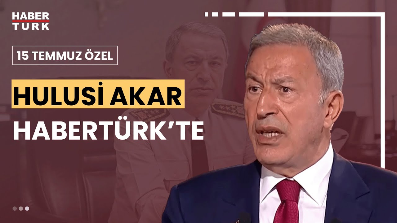 #CANLI - 15 Temmuz Özel'de Hulusi Akar soruları yanıtlıyor