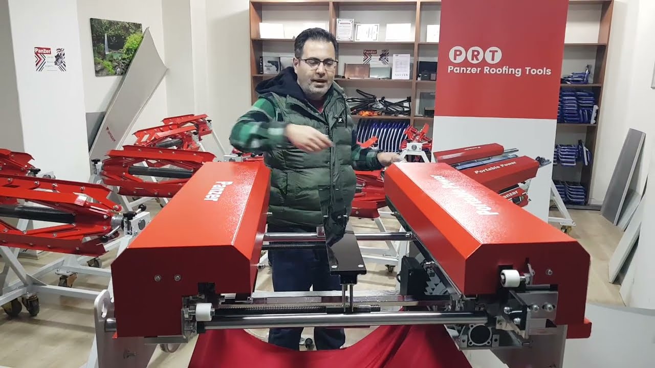 Panzer Standing Seam Machine,  Panzer Çatı Kenet Makinası +90 531 818 6441 WhatsApp