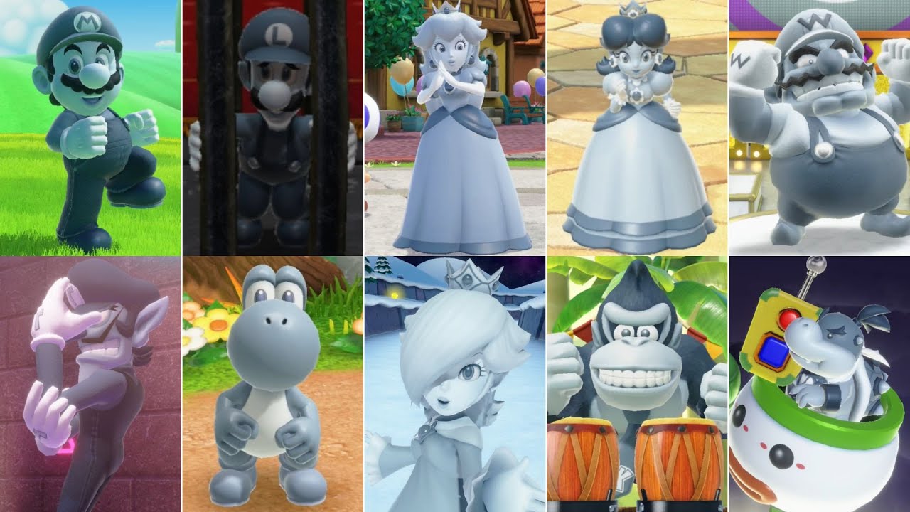 Super Mario Party Jamboree // All Shadow Characters Minigames