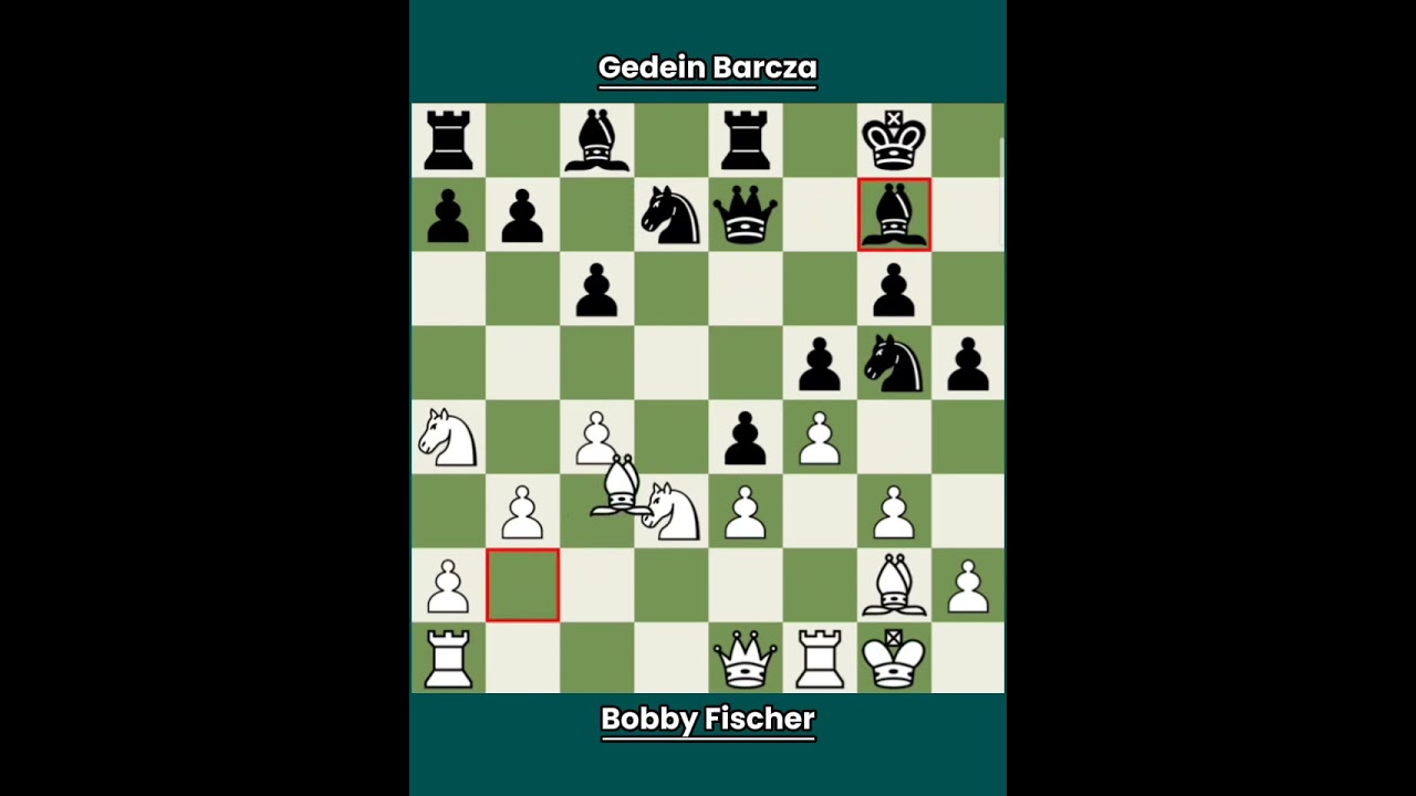 Gedeon Barcza vs Bobby Fischer ◉ Zuerich Tournament 1959 | Legend in the Making
