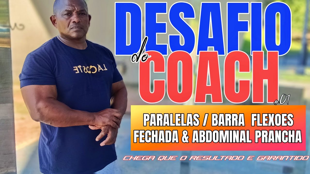 DESAFIO  DE SÉRIES  E REPETIÇÕES NAS PARALELAS ,NA BARRA,ABDOMINAL INCLINADO,E FLEXÕES NA PRANCHA