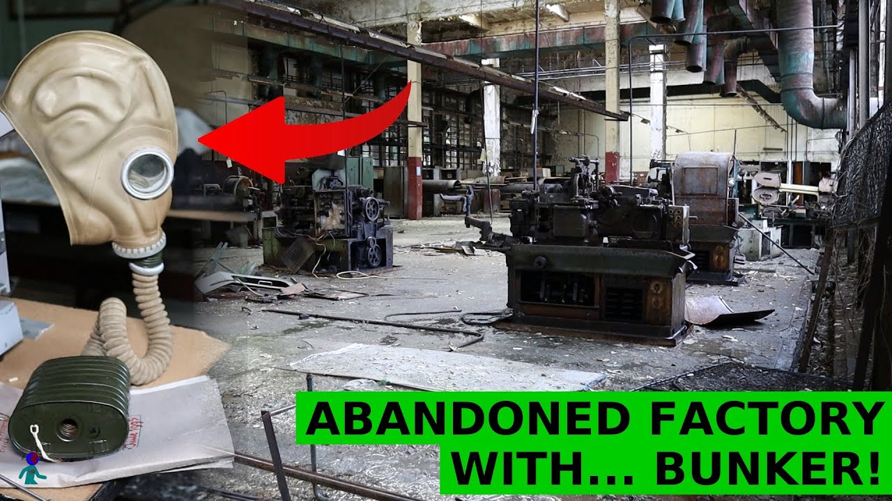 🇷🇴 URBEX | Finding Gas Masks ☭ Communist era 🏭 Factory with a ☢️Bunker