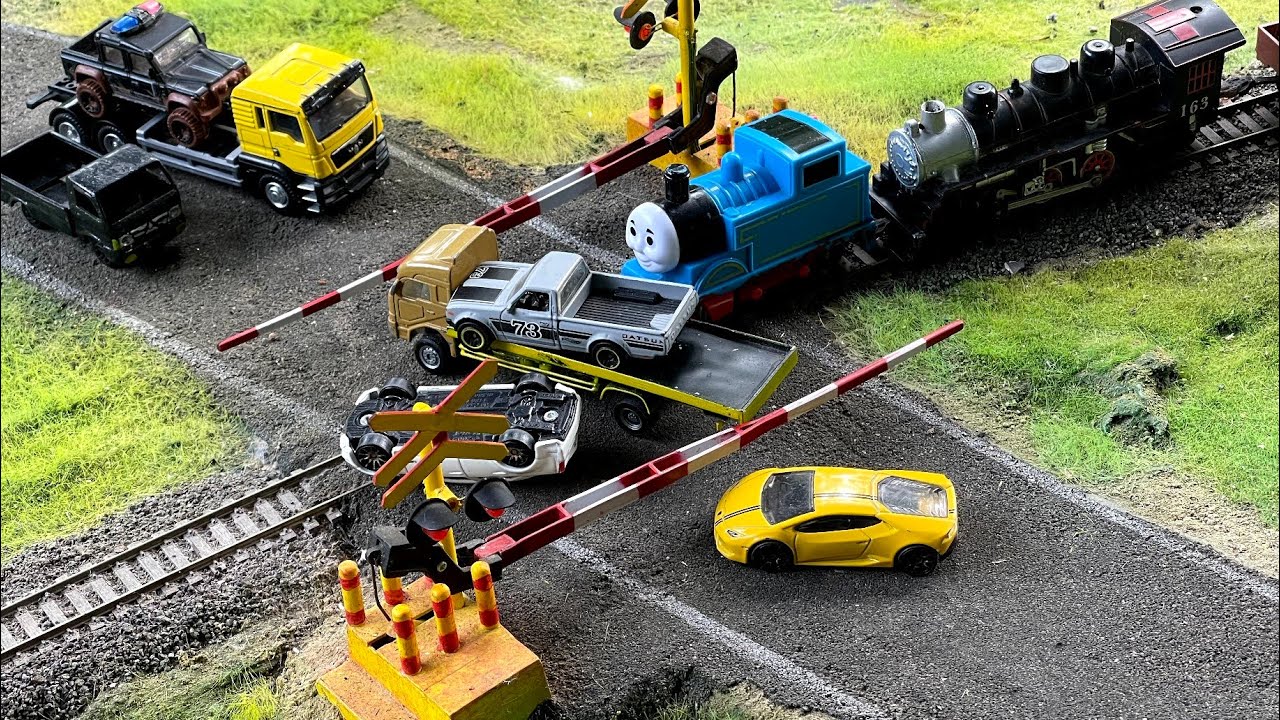 Thomas and Steam trains collide with cars and trucks