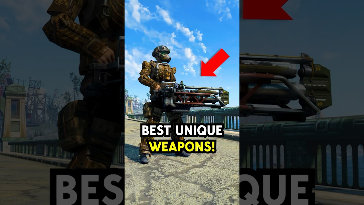Сильнейшее уникальное оружие в Fallout 4 ☢️