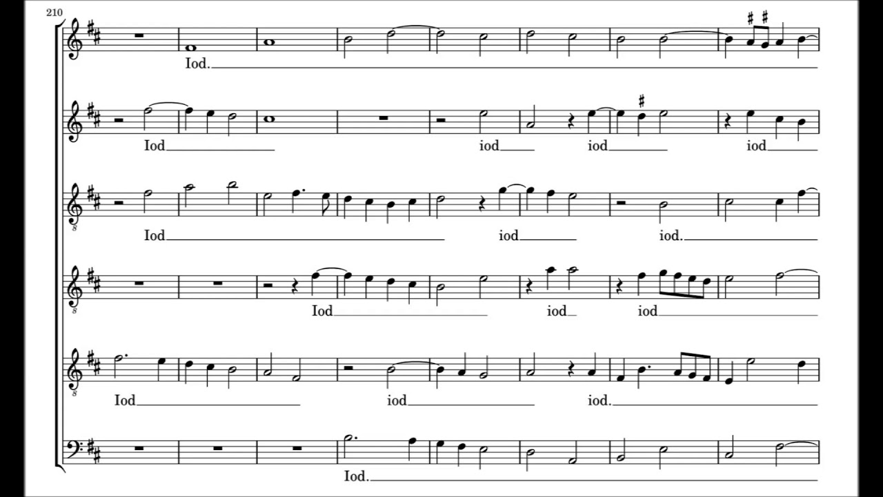 Alonso Lobo - Lamentations. Part 3: Iod. Jerusalem convertere.