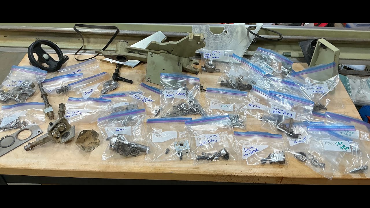 SCM Minimax SC3 restoration: Disassembly
