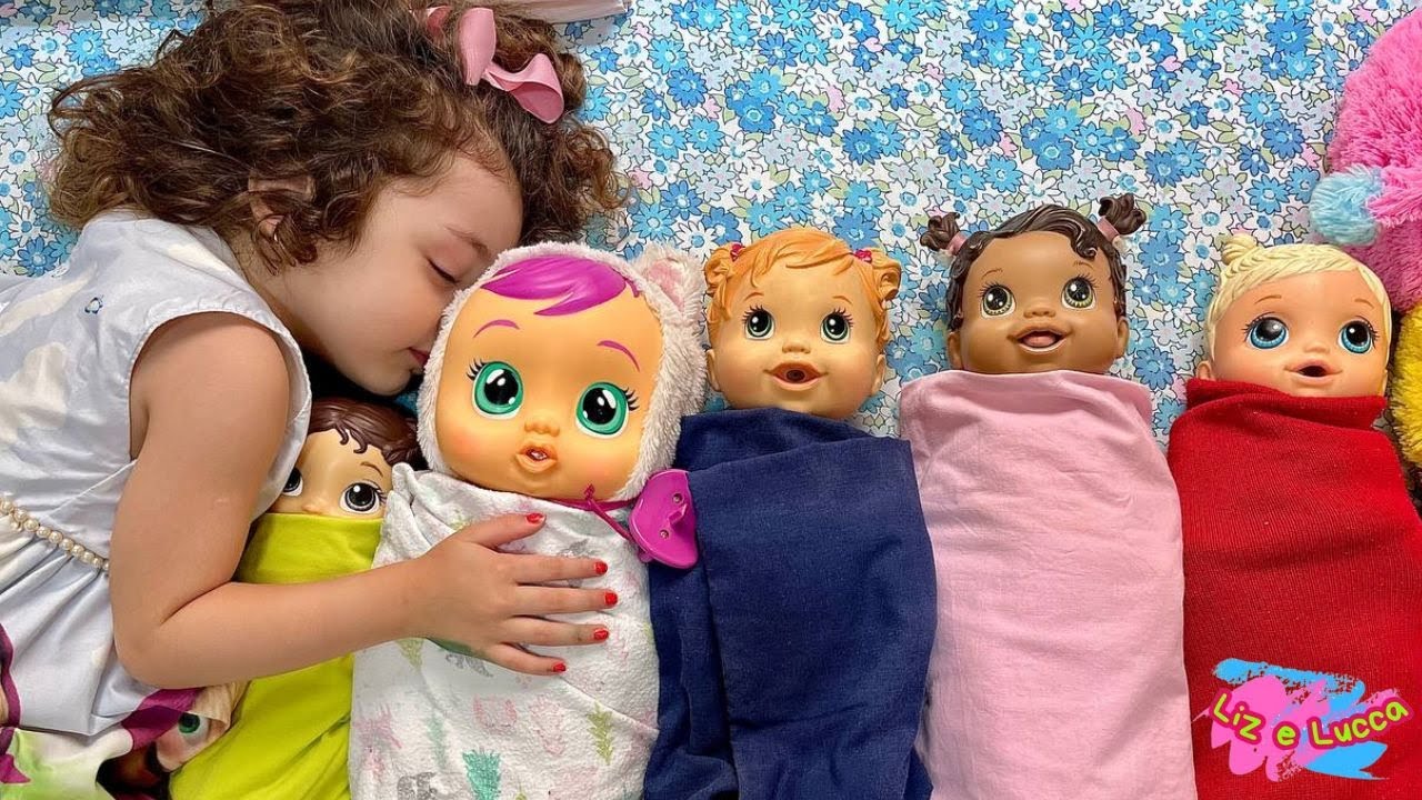 Liz Cuida de 5 Beb&ecirc;s Levados - M&uacute;sica infantil por Liz e Lucca - Are you sleeping brother John