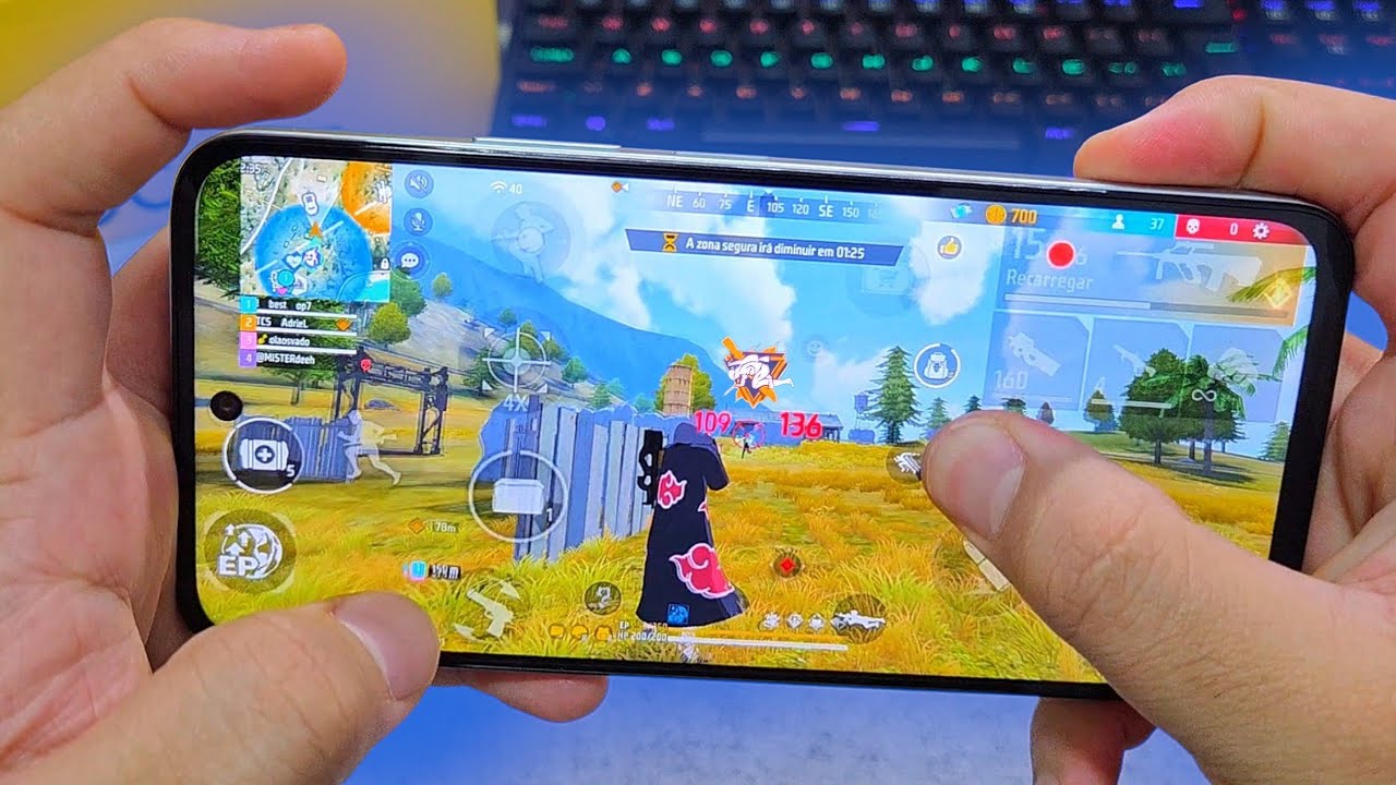 POCO M7 FREE FIRE ULTRA PRIMEIRA GAMEPLAY 🔥