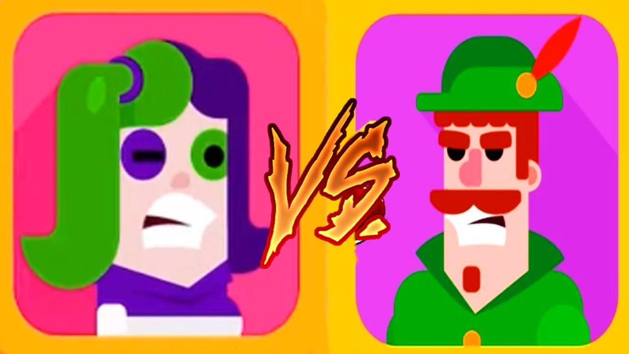 Bowmasters - Gameplay Walkthrough Epic Wins Part 11 - NEW CHARACTERS BAD GIRL JOKER VS ROBIN