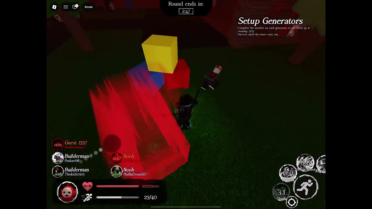 Milestone 3 Jason (Friday 13th  buff) raw gameplay 