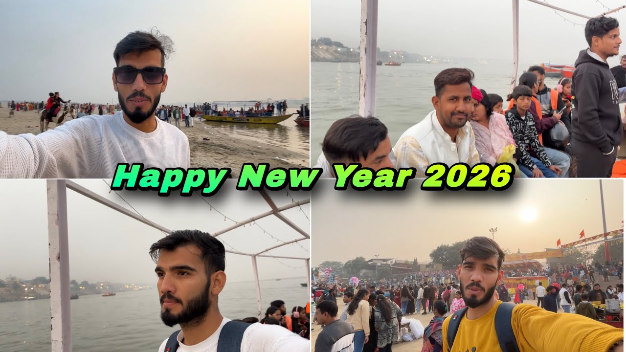 1 January Vlogs ￼Varanasi 🚩 | Jikeevlogs 