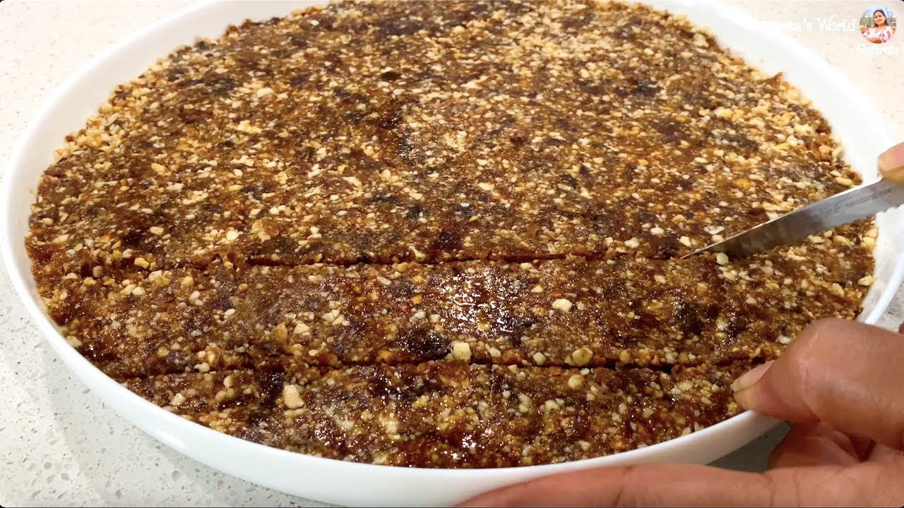 Suger Free Dray Fruit Chikki बच्चों से लेके बड़ो के लिए हेल्थी Sangeeta’sWorld 