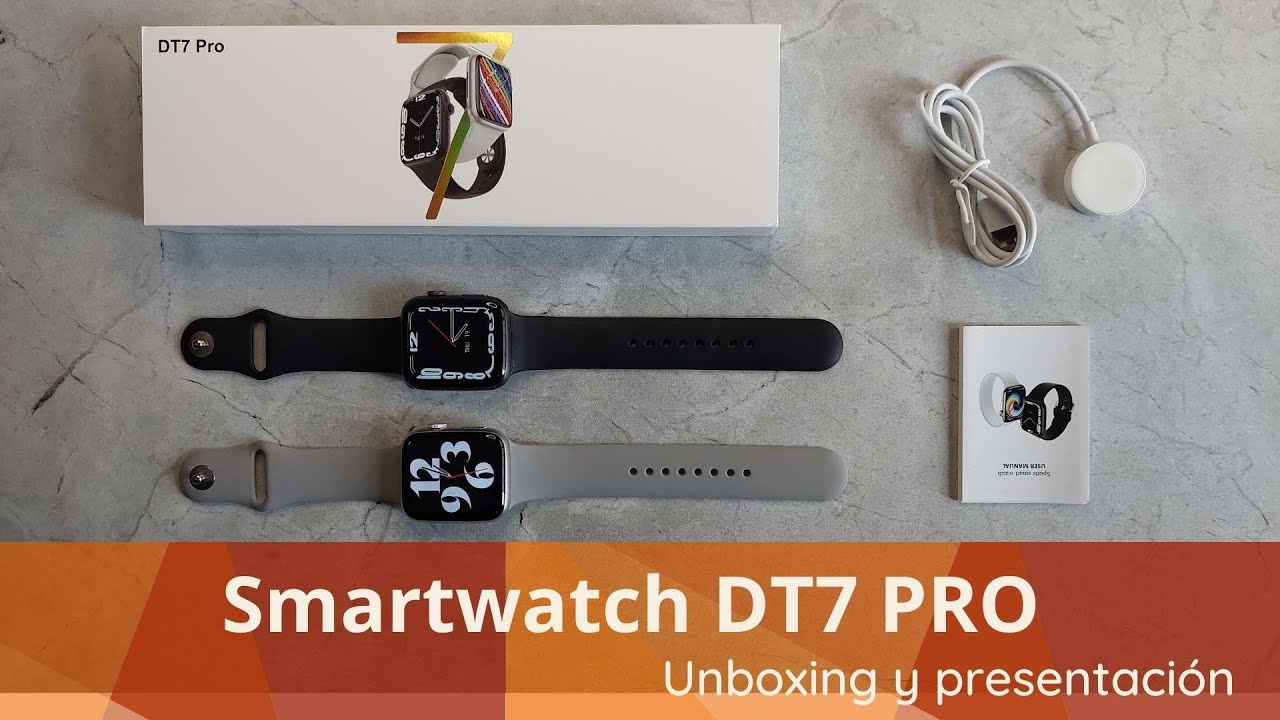 👉 Smartwatch DT7 PRO 🎁 Unboxing, presentación y funciones en español📅 2022