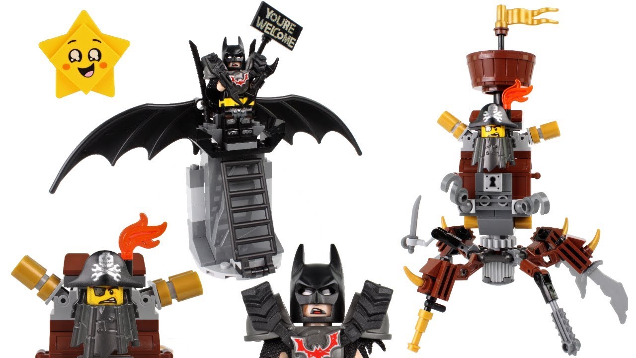 LEGO Movie 2 Battle Ready Batman & MetalBeard 70836 Review!
