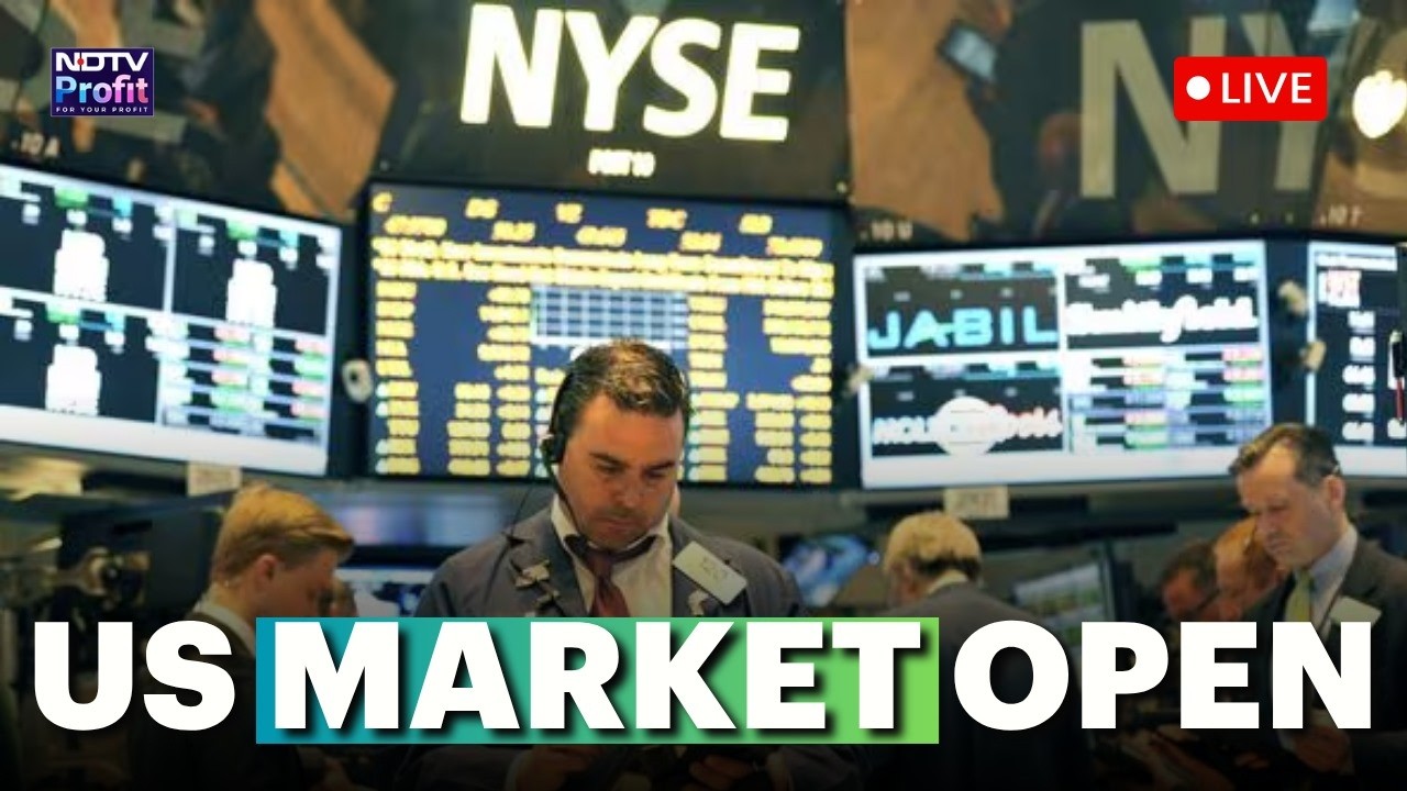 US Stock Market Open LIVE Today | Trump Ceasefire Impact On US Stock Market | NASDAQ