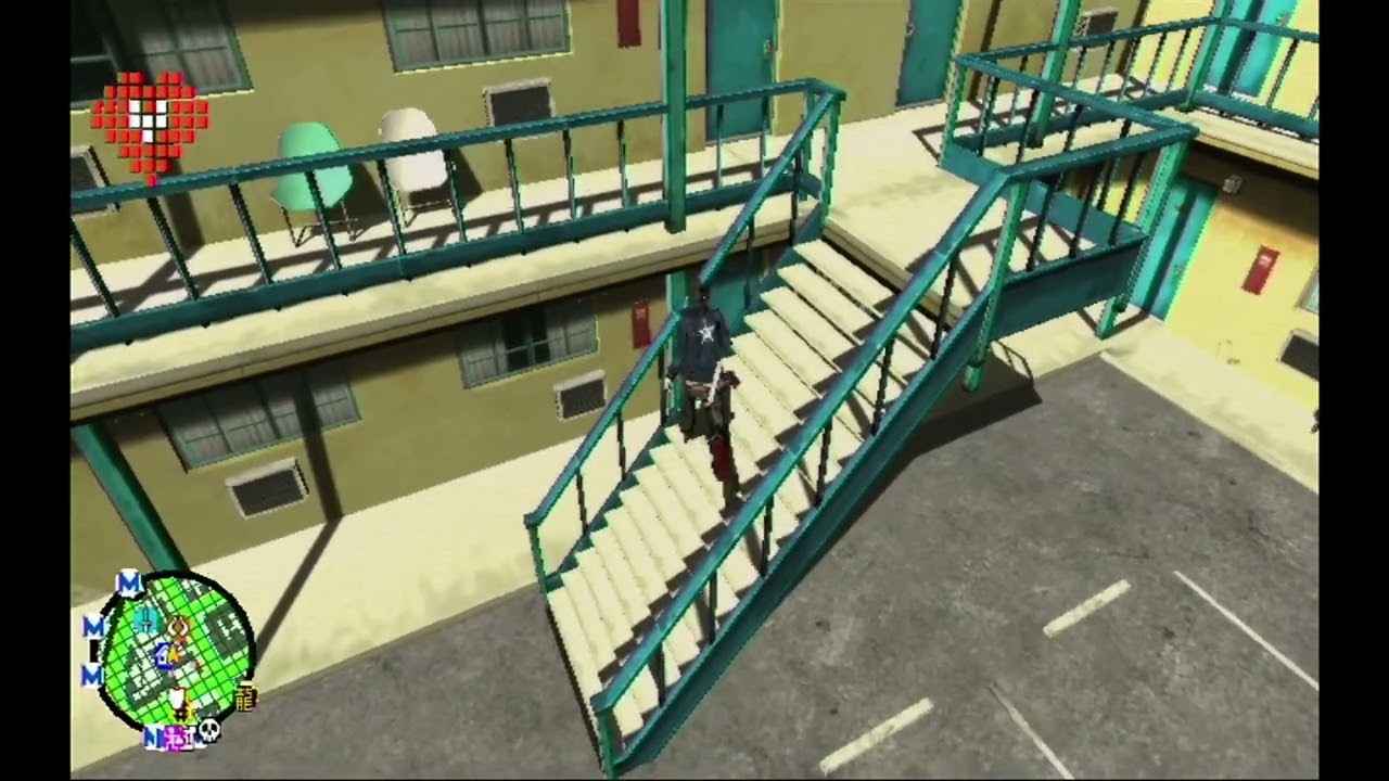 No More Heroes Stairs Gameplay