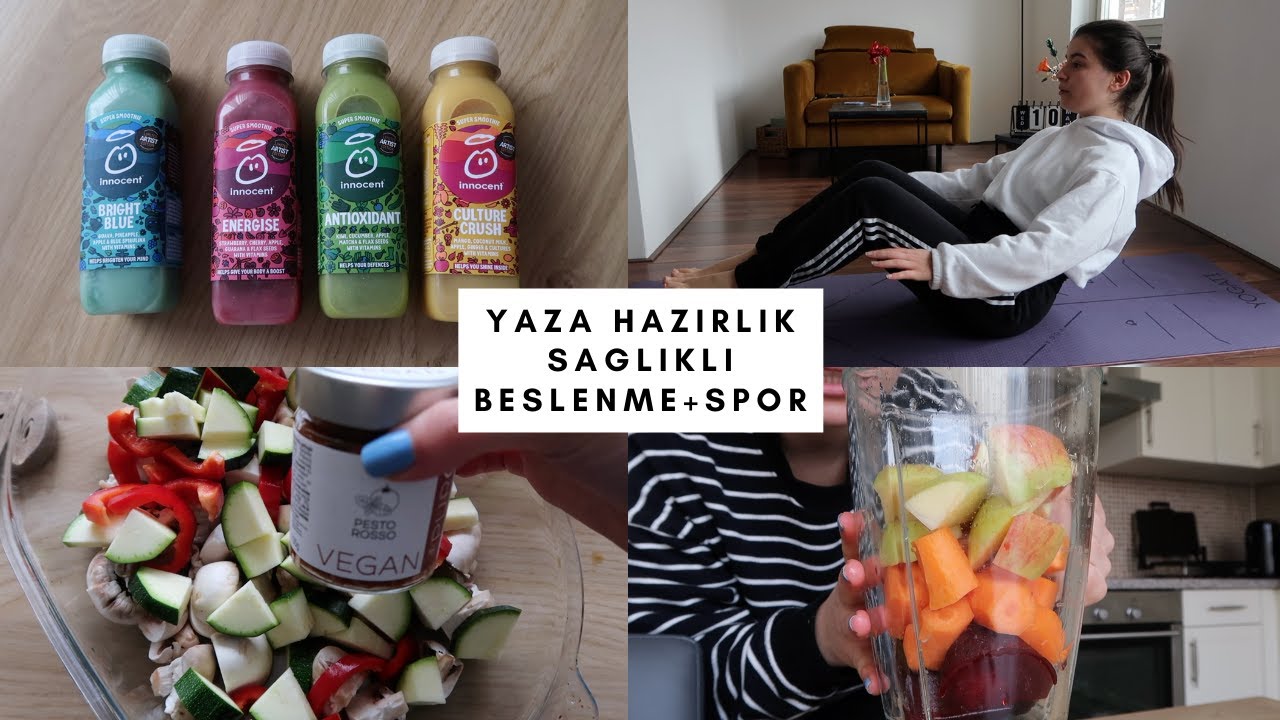 Yaza hazırlık! Yeni tarifler, Vejetaryen oldum, Alışveriş |Spor+beslenme rutinim|