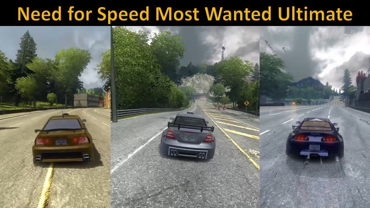 Need for Speed Most Wanted Ultimate - Ultra Realistic Graphics Mods - Next Gen Textures