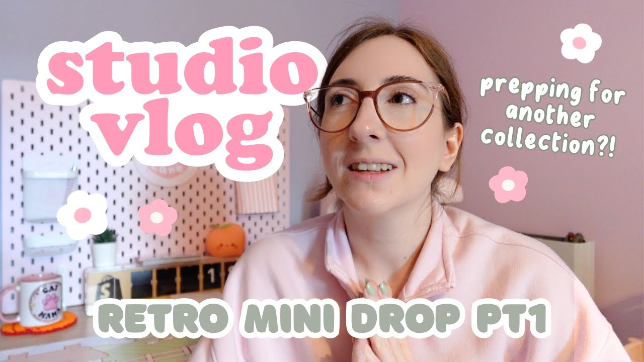 Prepping for another collection?! 🌸 small business studio vlog
