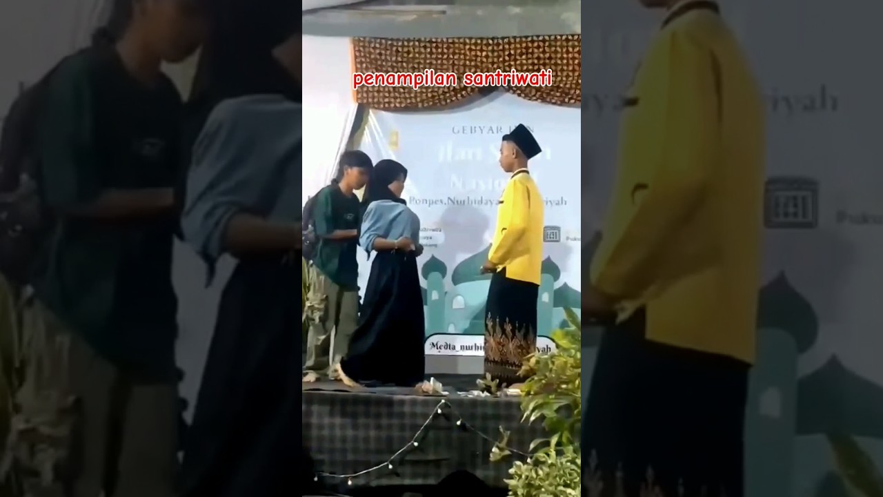 Penampilan santriwati                                              #shorts #santripekok #santriwati