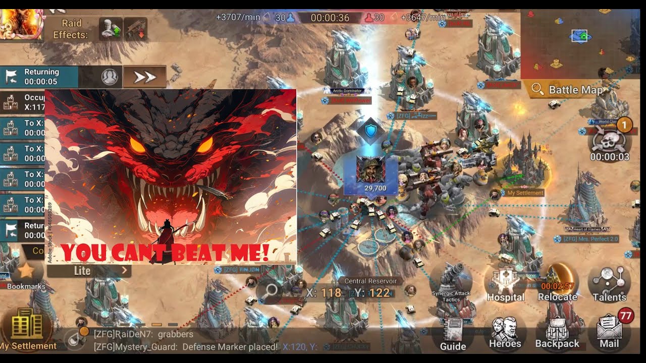 💢💢Fun race RR⚡️(S591) ZFG vs (S309)Aku⚡️💢💢#stateofsurvival #resvoirraid