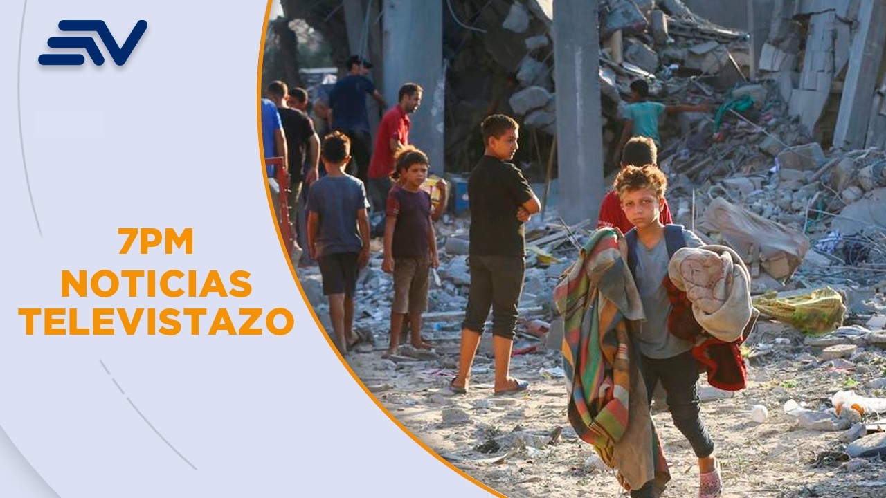 Franja de Gaza: Viudas y niños huérfanos sobreviven con ayuda de una ONG | Televistazo | Ecuavisa