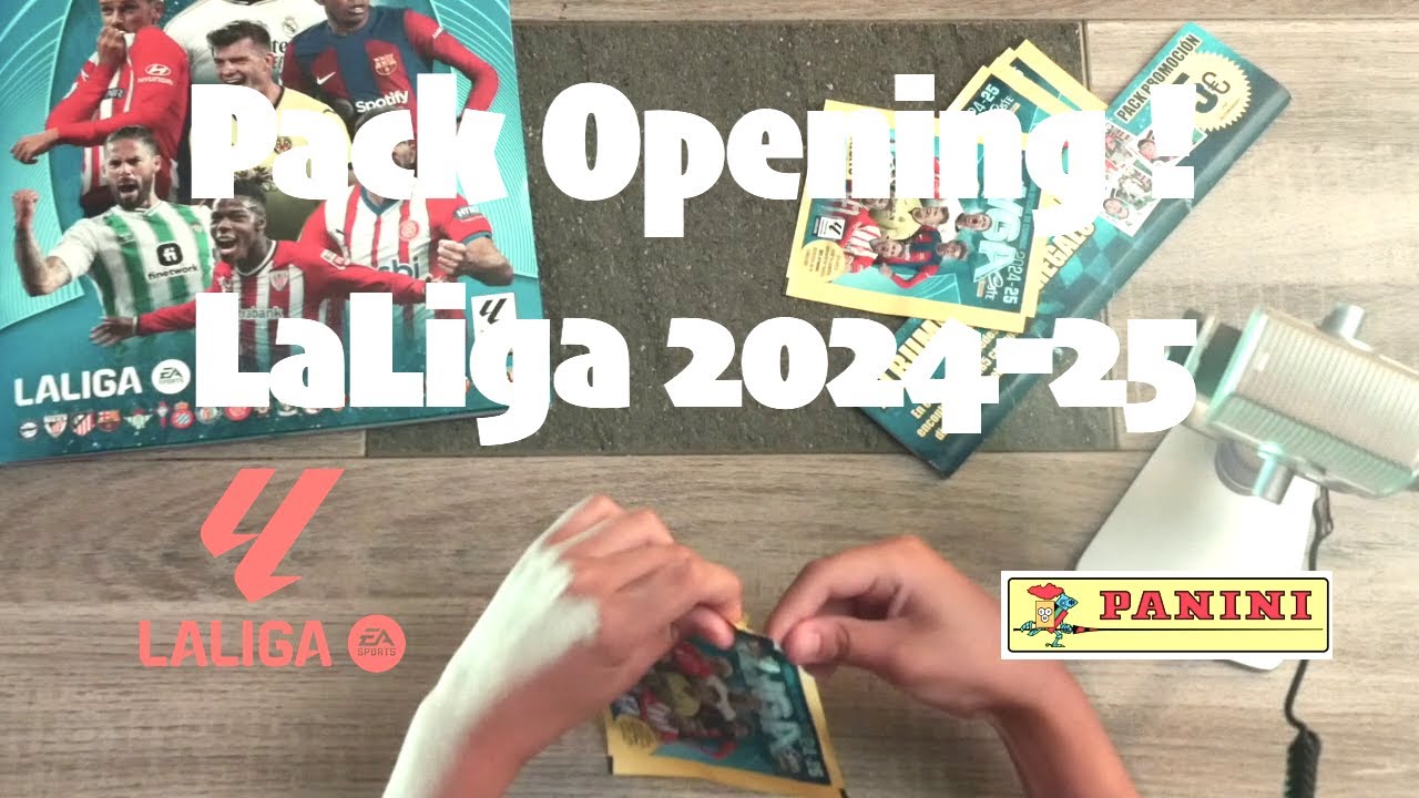 PACK OPENING Cartes PANINI LALIGA (Espagne)