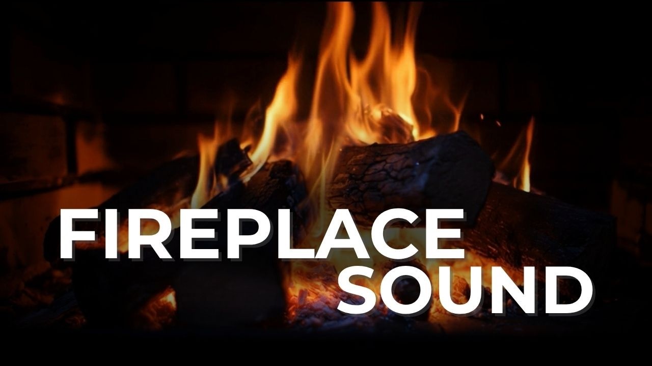 Fireplace for Focus – No Distractions Background – 10 Hours