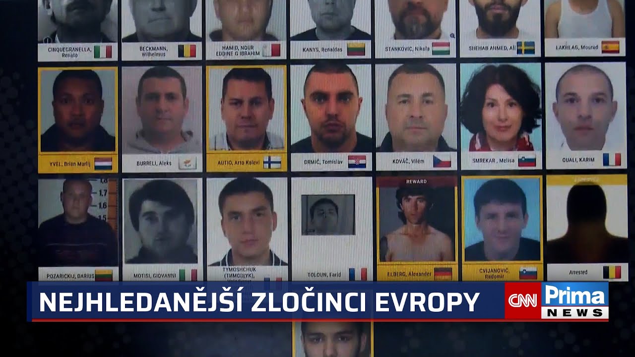 Policie varuje: Jsou extr&eacute;mně nebezpečn&iacute;. Mezi nejhledaněj&scaron;&iacute;mi zločinci Evropy jsou i dva Če&scaron;i