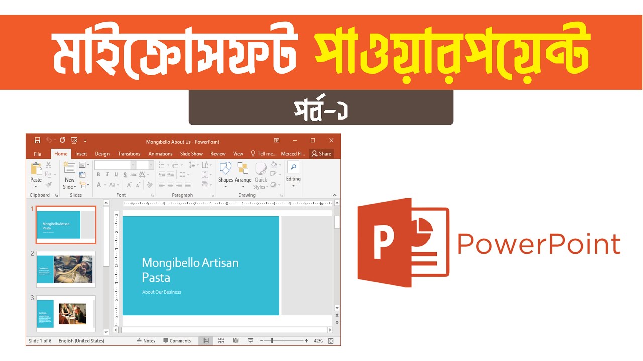 Microsoft Powerpoint Tutorial Bangla Part-1 Pentanik IT Office Course