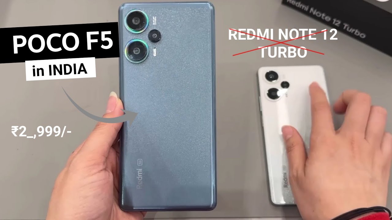 POCO F5 - Redmi Note 12 Turbo Unboxing & First Look | SD 7+ Gen 2 | Price and Launch Date in India