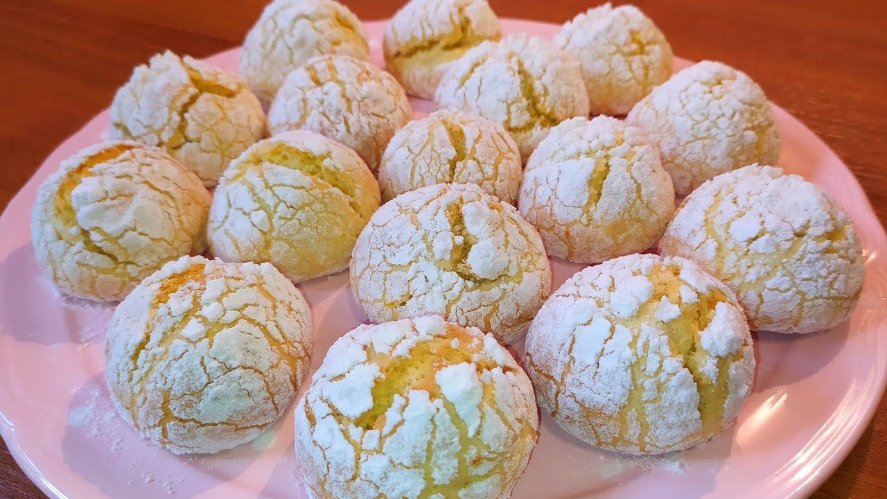 🍊Dadı ətri görünüşü ilə seçilən Portağallı çatlak kurabiyə.Portağallı çatlak peçenye.Dünyada ən dadl