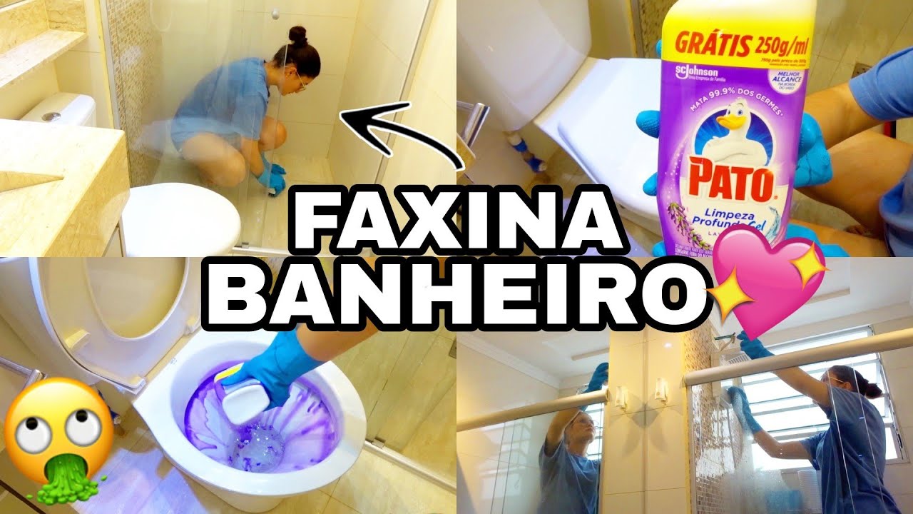 FAXINA DETALHADA NO BANHEIRO | MOTIVAÇÃO LIMPEZA NO APÊ | FICOU BRILHANDO | Feat Camila Gomes
