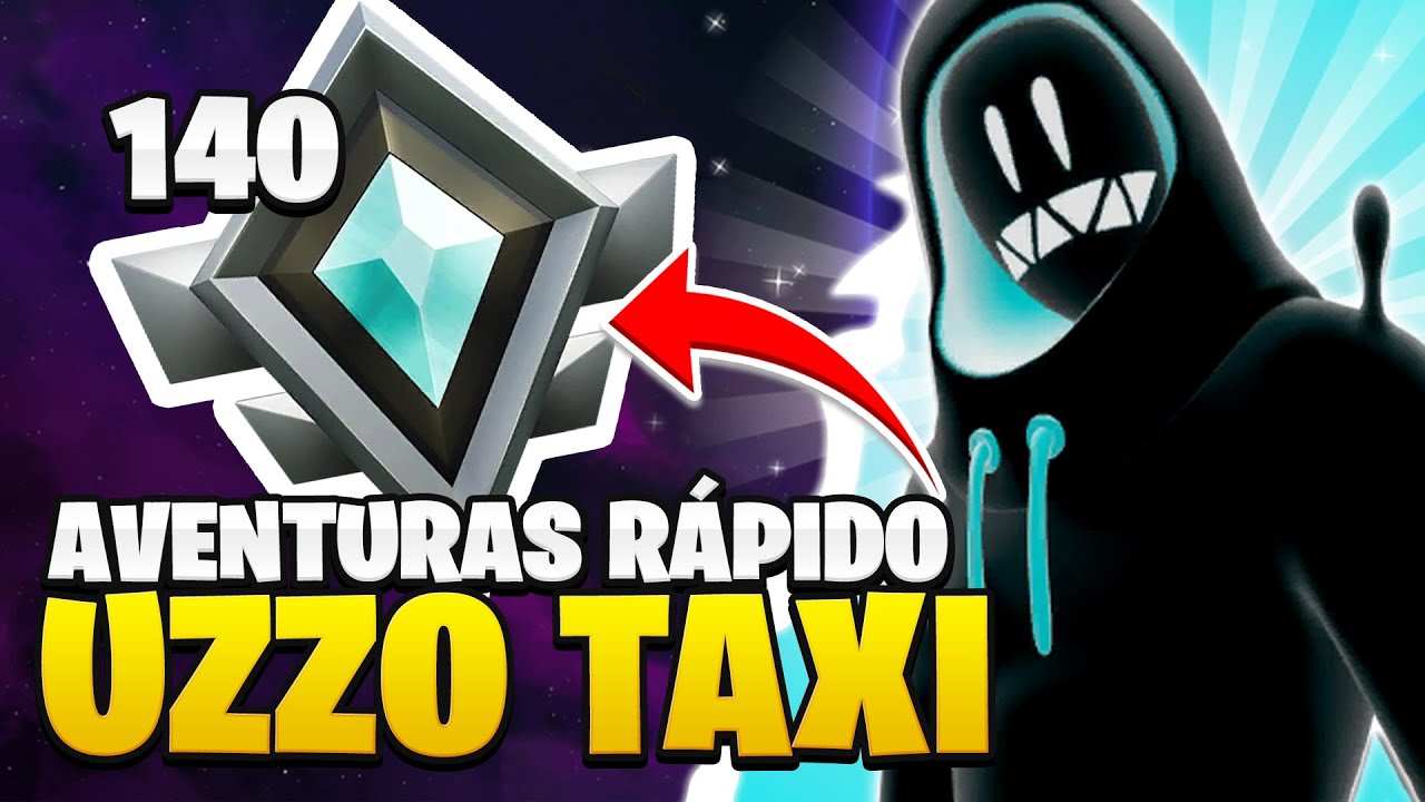 🚕 Como SUBIR DE NÍVEL RÁPIDO nas Aventuras com UZZO TAXI - Fortnite Salve o Mundo