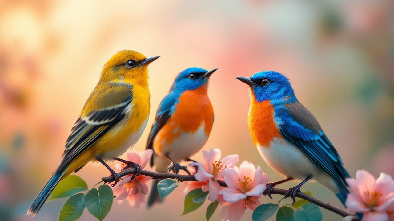 Soothing Piano & Bird Sounds for Stress Relief | No Ads | Anxiety and Depression, Heal The Mind
