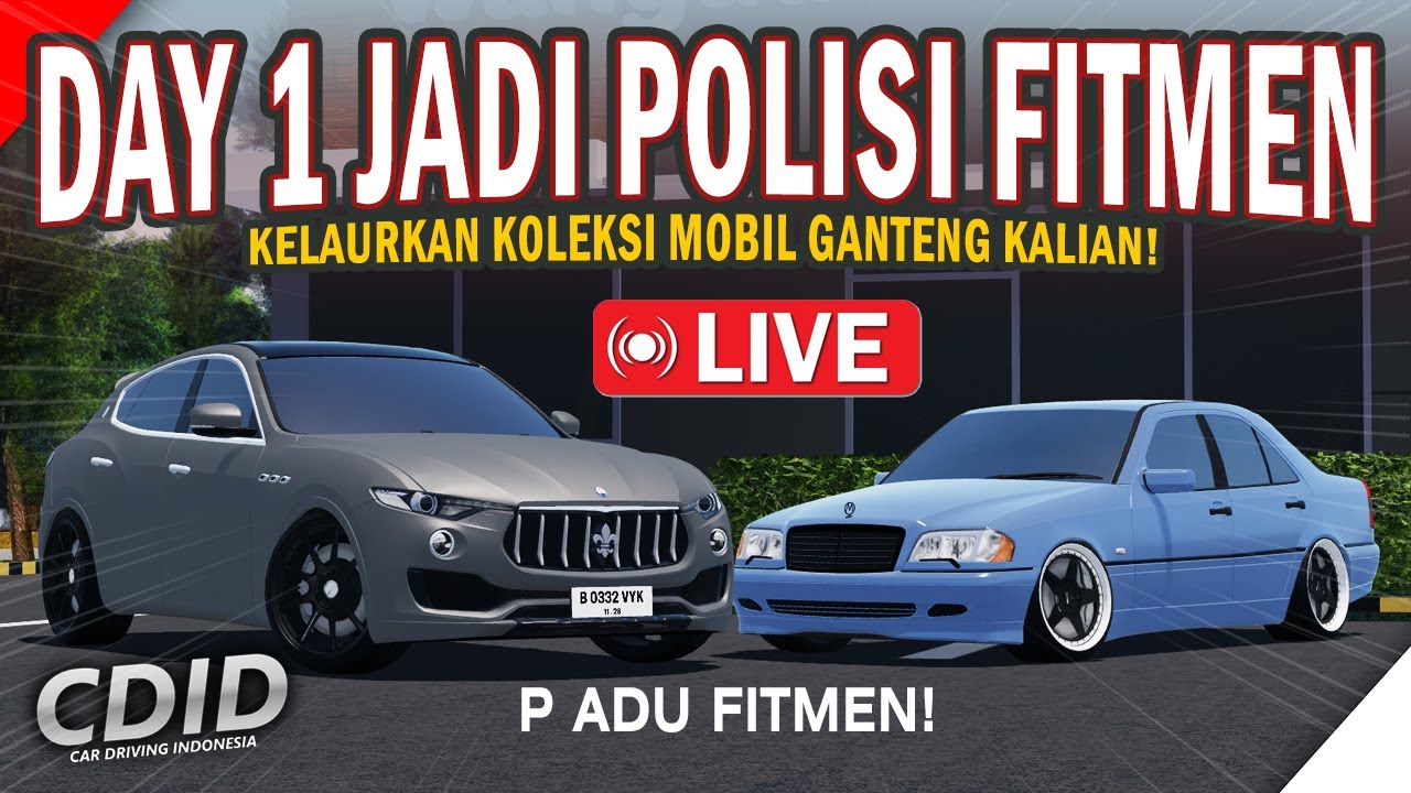 DAY 1 JADI POLISI FITMEN CDID, BAKALAN RUSUH GAK YA?? KELUARKAN MOBIL LU CUYY - CDID V2.4 UPDATE