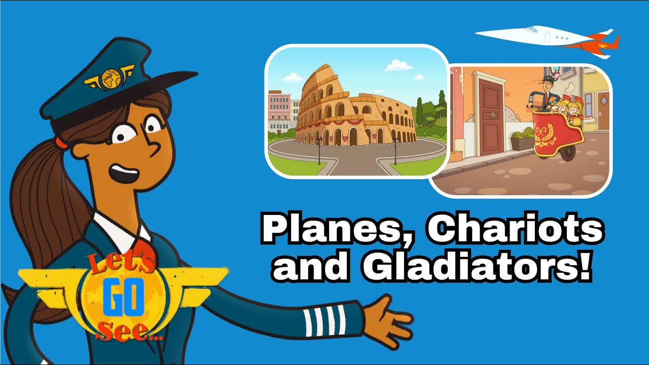 🔎 Junior Jets Solve BIG Mystery at Rome's Ancient Colosseum! 🇮🇹✈️ | Let's Go See