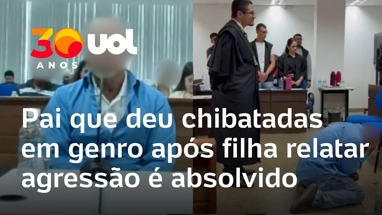 Pai que deu chibatadas em genro após filha relatar agressão é absolvido; veja declaração