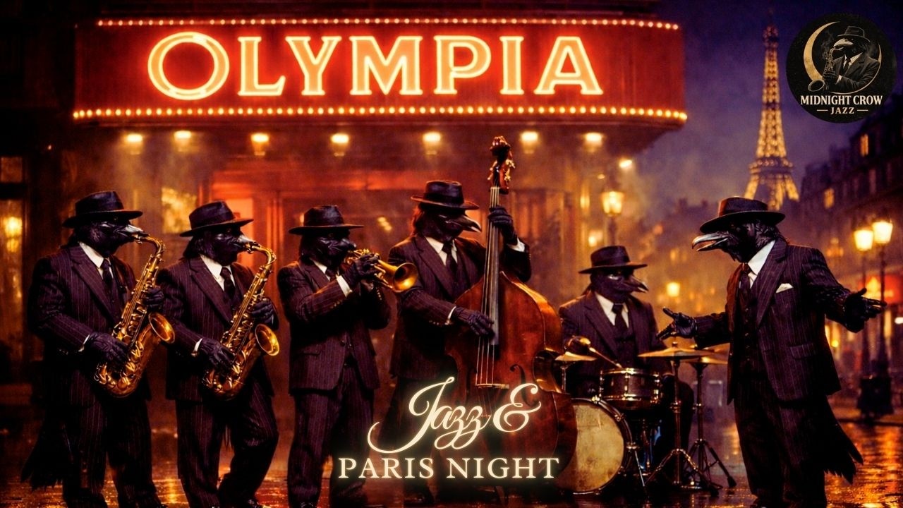 MIDNIGHT CROW Leads the Swing into the Night at the Olympia in Paris — Jazz Perfect for Work & Focus