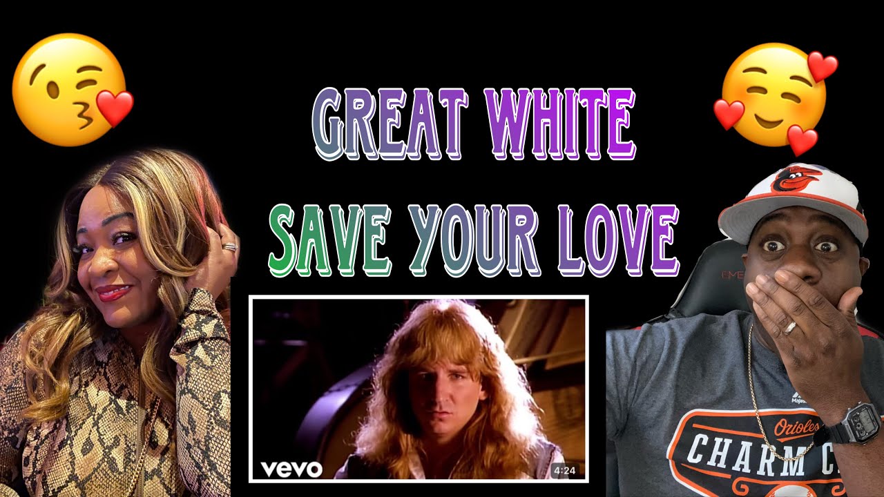 THIS GAVE US CHILLS!!!   GREAT WHITE - SAVE YOUR LOVE (REACTION)